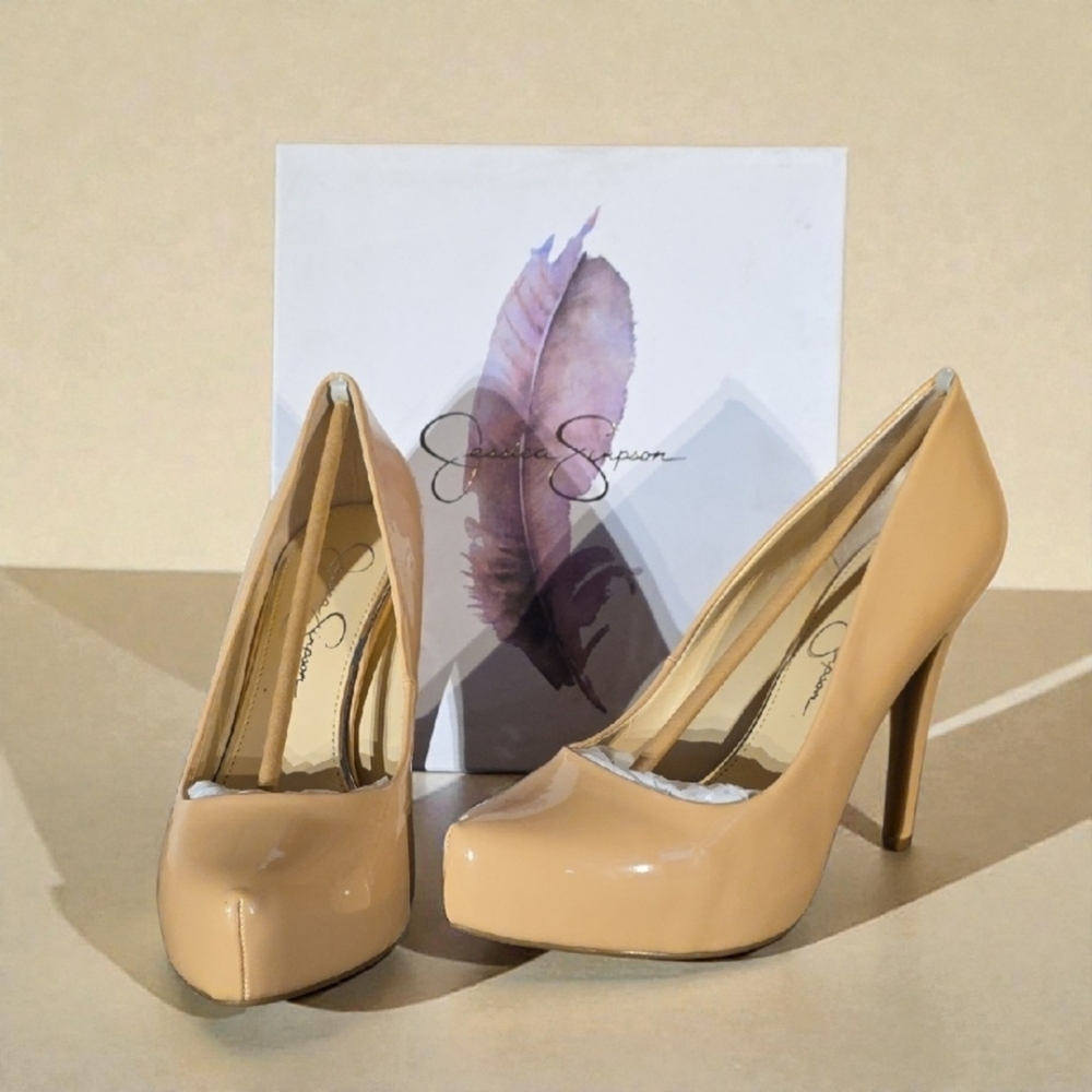 Jessica Simpson Parisah Nude Heels